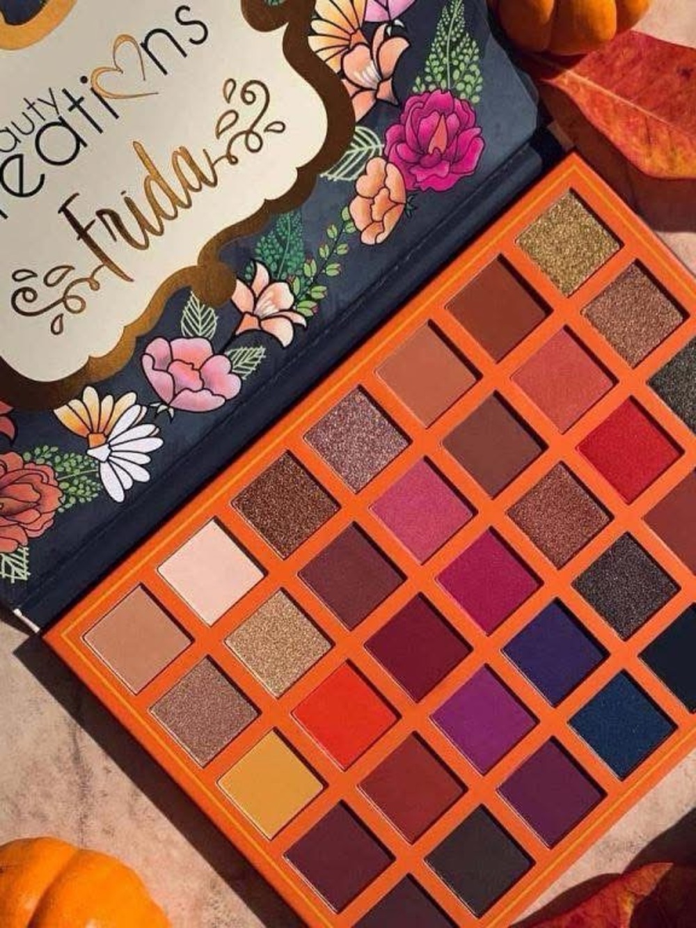Beauty Creations Frida Eyeshadow Palette — Orange, Gold, Pink & Purple Tones